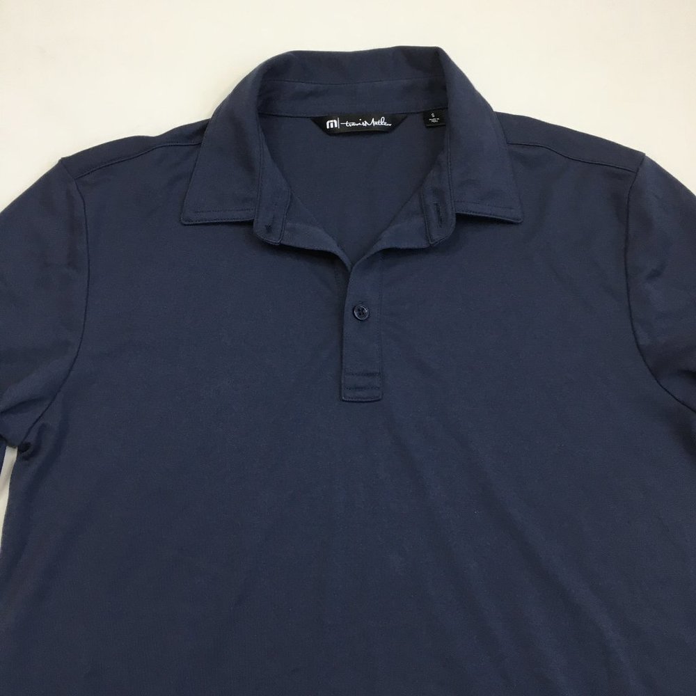 TRAVIS MATHEW Dark Blue Dodge Ram Chrysler Jeep Embroidery Short Sleeve Shirt - Picture 4 of 12
